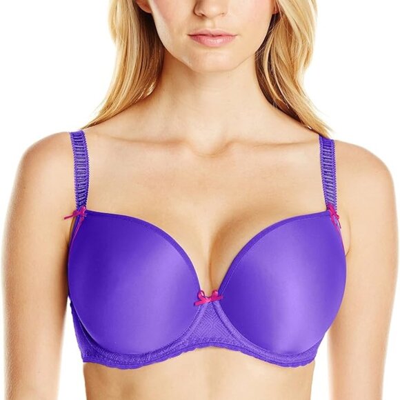 Freya AA1704 Deco Vibe Womens 34I Underwired Full Coverage Bra Purple - Picture 1 of 5